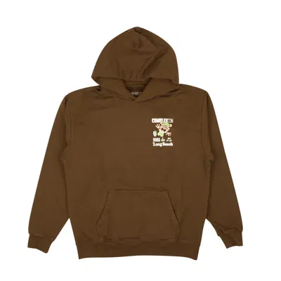 Complexcon X Verdy Brown Chest Logo Graphic Hoodie