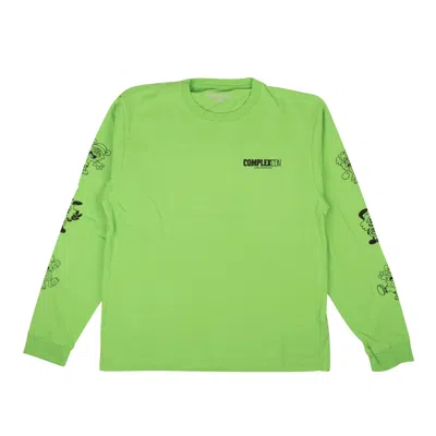 Complexcon X Verdy Green Long Sleeve Logo T-shirt