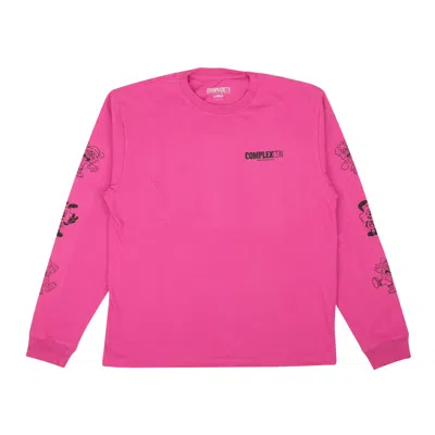 Complexcon X Verdy Hot Pink Long Sleeve T-shirt