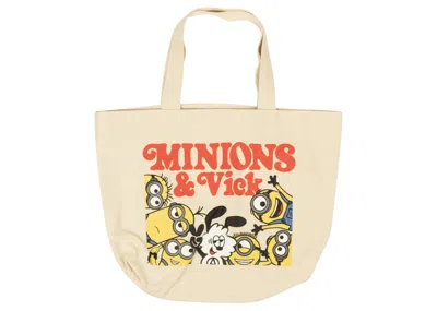 Pre-owned Complexcon X Verdy Minions Tote Bag In Natural