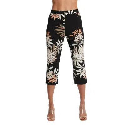 Compli K Palm Tree Crop Pant In Black Palm In Multi