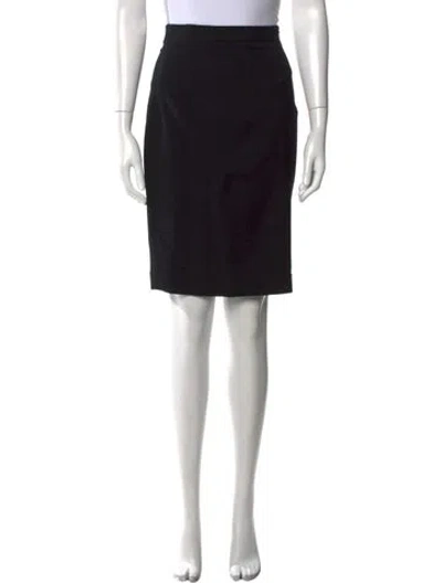 Pre-owned Complice Wool Knee-length Skirt In Black