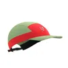 Compressport 5 Panel Light Cap Green Red In Red