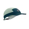 Compressport 5 Panel Light Green Pink Cap In Green