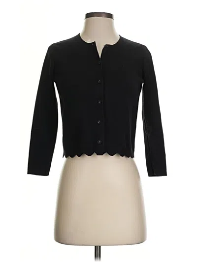 Pre-owned Comptoir Des Cotonniers Cardigan Sweater In Black