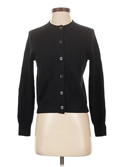 Pre-owned Comptoir Des Cotonniers Cardigan Sweater In Black
