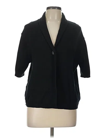 Pre-owned Comptoir Des Cotonniers Cardigan Sweater In Black