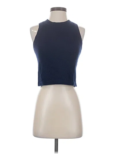 Pre-owned Comptoir Des Cotonniers Cardigan Sweater In Blue