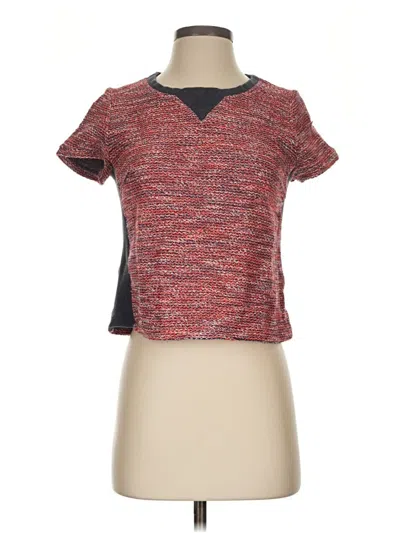 Pre-owned Comptoir Des Cotonniers Cardigan Sweater In Red
