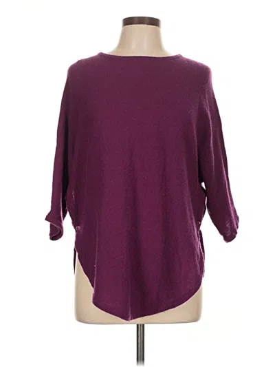 Pre-owned Comptoir Des Cotonniers Cashmere Pullover Sweater In Burgundy