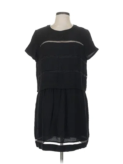Pre-owned Comptoir Des Cotonniers Casual Dress In Black