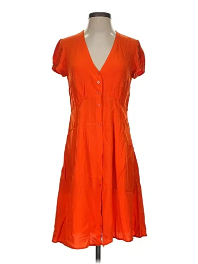 Pre-owned Comptoir Des Cotonniers Casual Dress In Orange