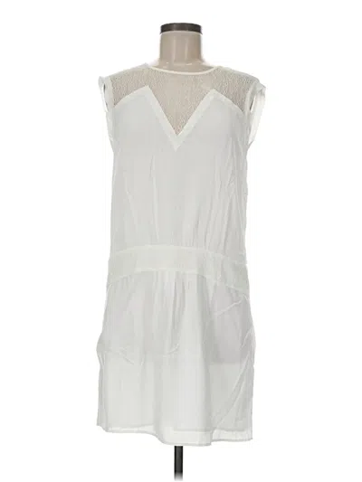 Pre-owned Comptoir Des Cotonniers Casual Dress In White