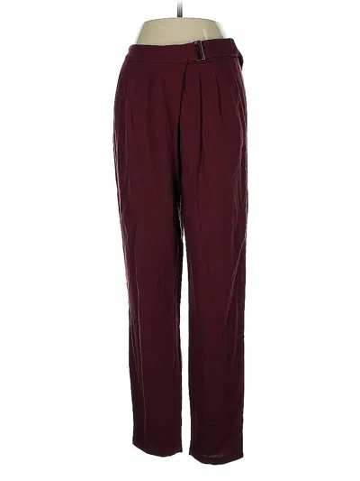 Pre-owned Comptoir Des Cotonniers Casual Pants In Burgundy