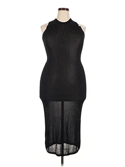 Pre-owned Comptoir Des Cotonniers Cocktail Dress In Black