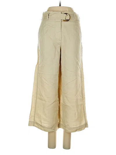 Pre-owned Comptoir Des Cotonniers Linen Pants In Brown