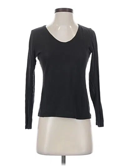 Pre-owned Comptoir Des Cotonniers Long Sleeve T-shirt In Black