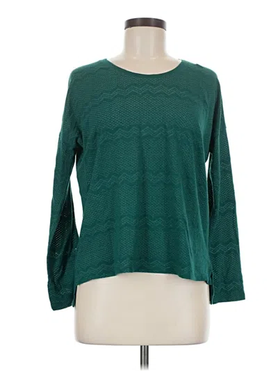 Pre-owned Comptoir Des Cotonniers Long Sleeve T-shirt In Green