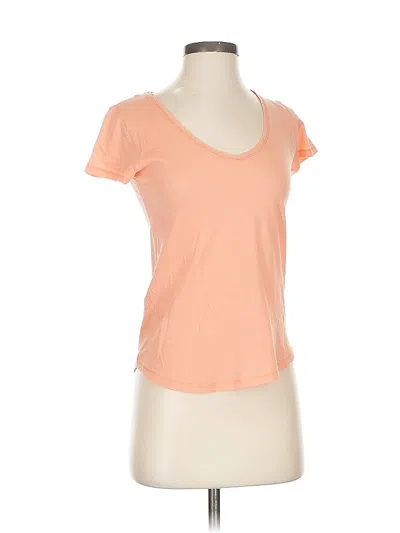 Pre-owned Comptoir Des Cotonniers Short Sleeve T-shirt In Orange