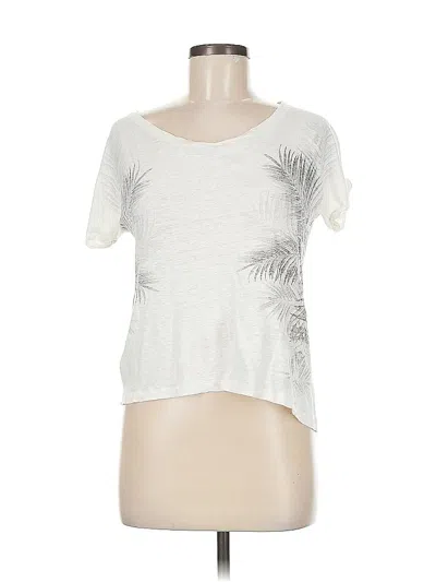 Pre-owned Comptoir Des Cotonniers Short Sleeve T-shirt In White