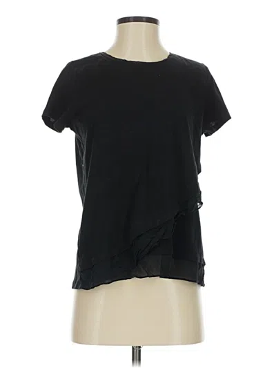 Pre-owned Comptoir Des Cotonniers Short Sleeve T-shirt In Black