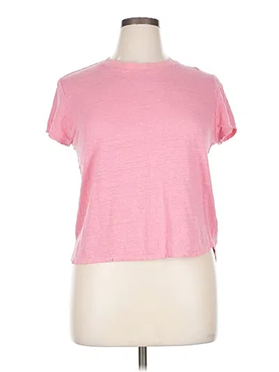 Pre-owned Comptoir Des Cotonniers Short Sleeve T-shirt In Pink