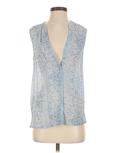 Pre-owned Comptoir Des Cotonniers Sleeveless Blouse In Blue