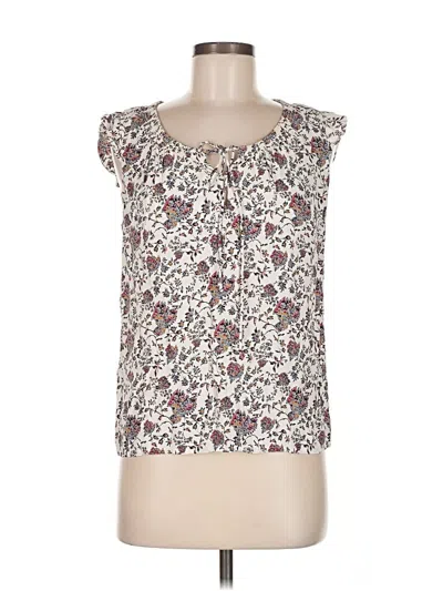 Pre-owned Comptoir Des Cotonniers Sleeveless Blouse In White