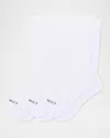 Comrad Men's 3-pack Cotton Crew Socks In White