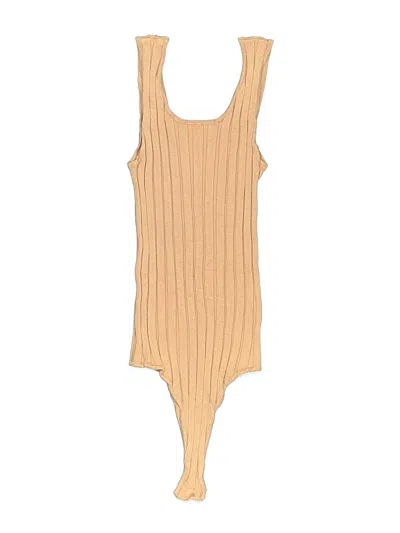 Pre-owned Comune Bodysuit In Brown