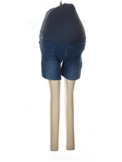 Pre-owned Comune Denim Shorts In Blue