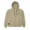 Comune Green Luka Zip-up - Sage In Black