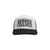 Comune Men's Black / White Mission Active Trucker Hat In White