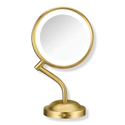 Conair 1x & 5x Maginification Led Brass Mirror