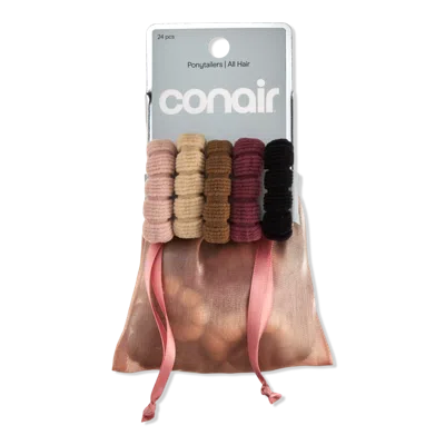 Conair Accessories All-hair Elastics With Storage Bag