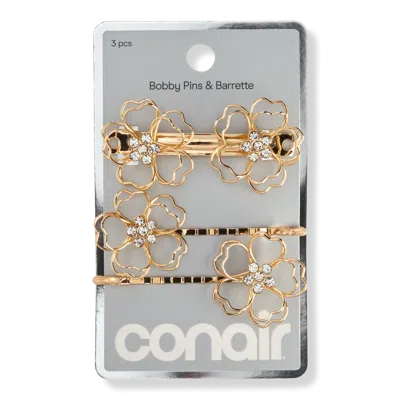 Conair Accessories Flower Pin And Barrette Set