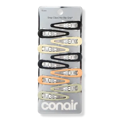 Conair Accessories Matte No-slip Grip Snap Clips