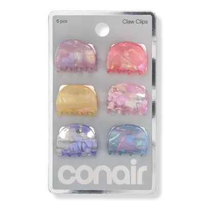Conair Accessories Mini Claw Clips 6 Piece