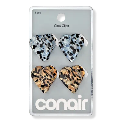 Conair Accessories Mini Heart Claw Clips