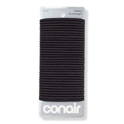 Conair Accessories No Damage Black Elastics