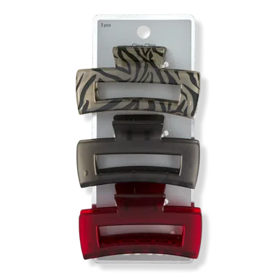 Conair Accessories Open-rectangle Claw Clips