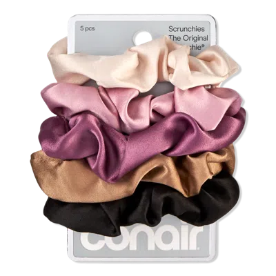 Conair Accessories Satin Scrunchies