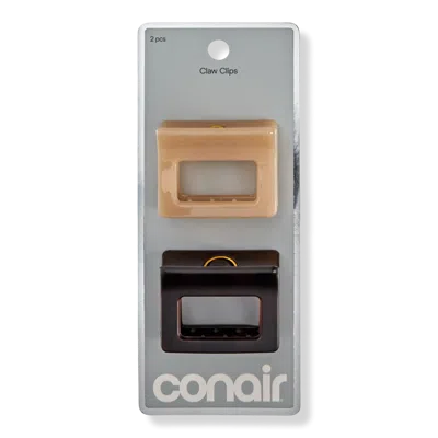 Conair Accessories Small Rectangular Claw Clips