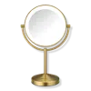 Conair Halo Double-sided Lighted Makeup Mirror - Brass In Gold