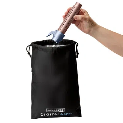 Conair Infinitipro By  Digitalaire  Wet-to-dry Styling Wand With Multiple Attachments & Storage Bag In Purple