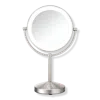 Conair Reflections 1x/10x Led Lighted Mirror Satin Nickel
