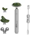 Conair Skn By  Jade Gua Sha Cordless Vibe Roller Kit In Off-white