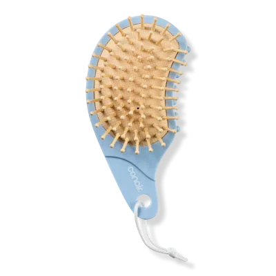 Conair Wooden-bristle Massage Brush In Blue