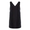 Concept A Trois Women's Black Quilted Dress With Two Side Zippers In Black