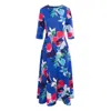 Concept A Trois Women's Cambrated Midi Dress With Pockets - Floral Print